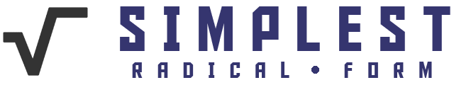 Simplest Radical Form Logo